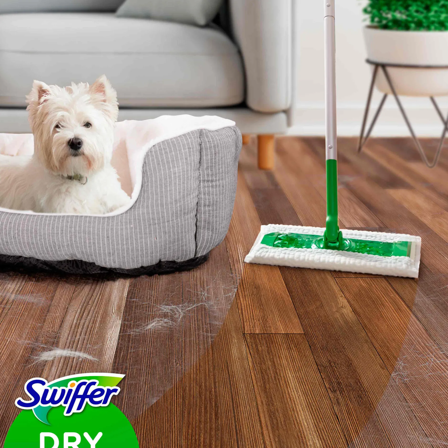 Swiffer Floor Dry Refills Torra rengöringsdukar för golv, 18 st