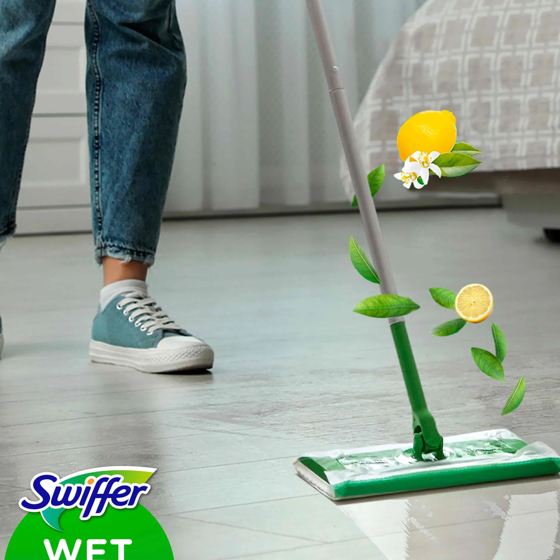 Swiffer Sweeper Fuktiga Refilldukar Citrus 10 st