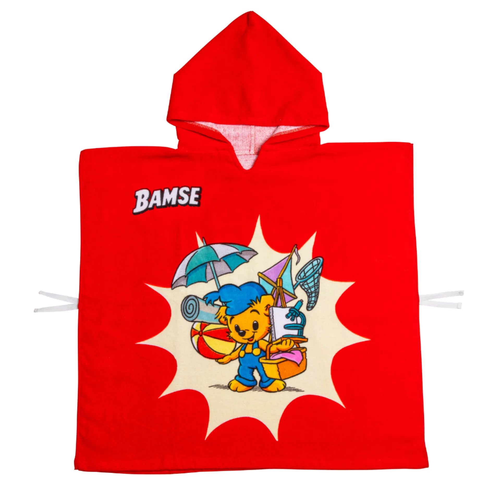 Swimpy Bamse Badponcho Stranden