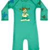 Swimpy UV-dräkt Pippi Söderhavet Grön Stl 74-80
