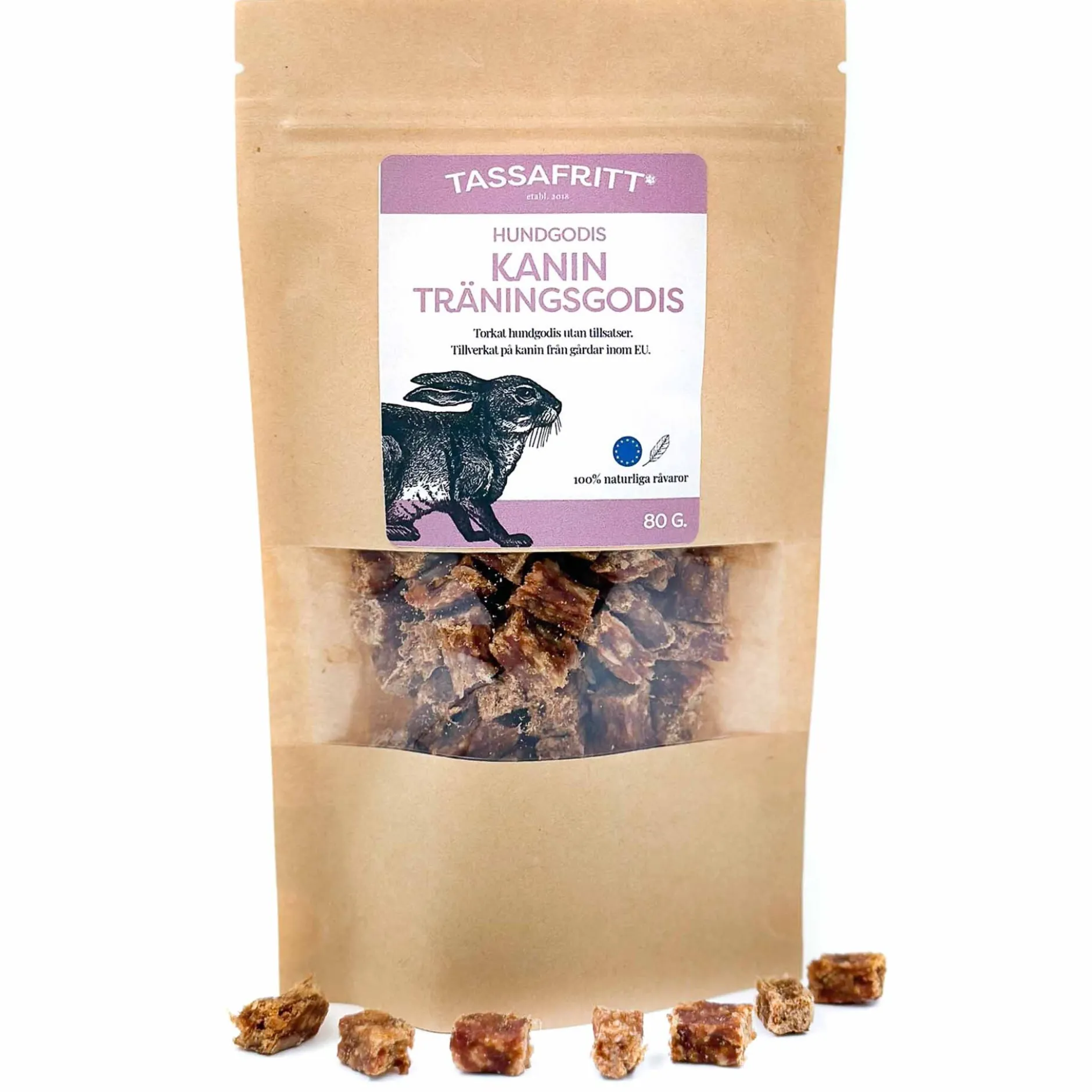 TassaFritt Kanin träningsgodis 80 g