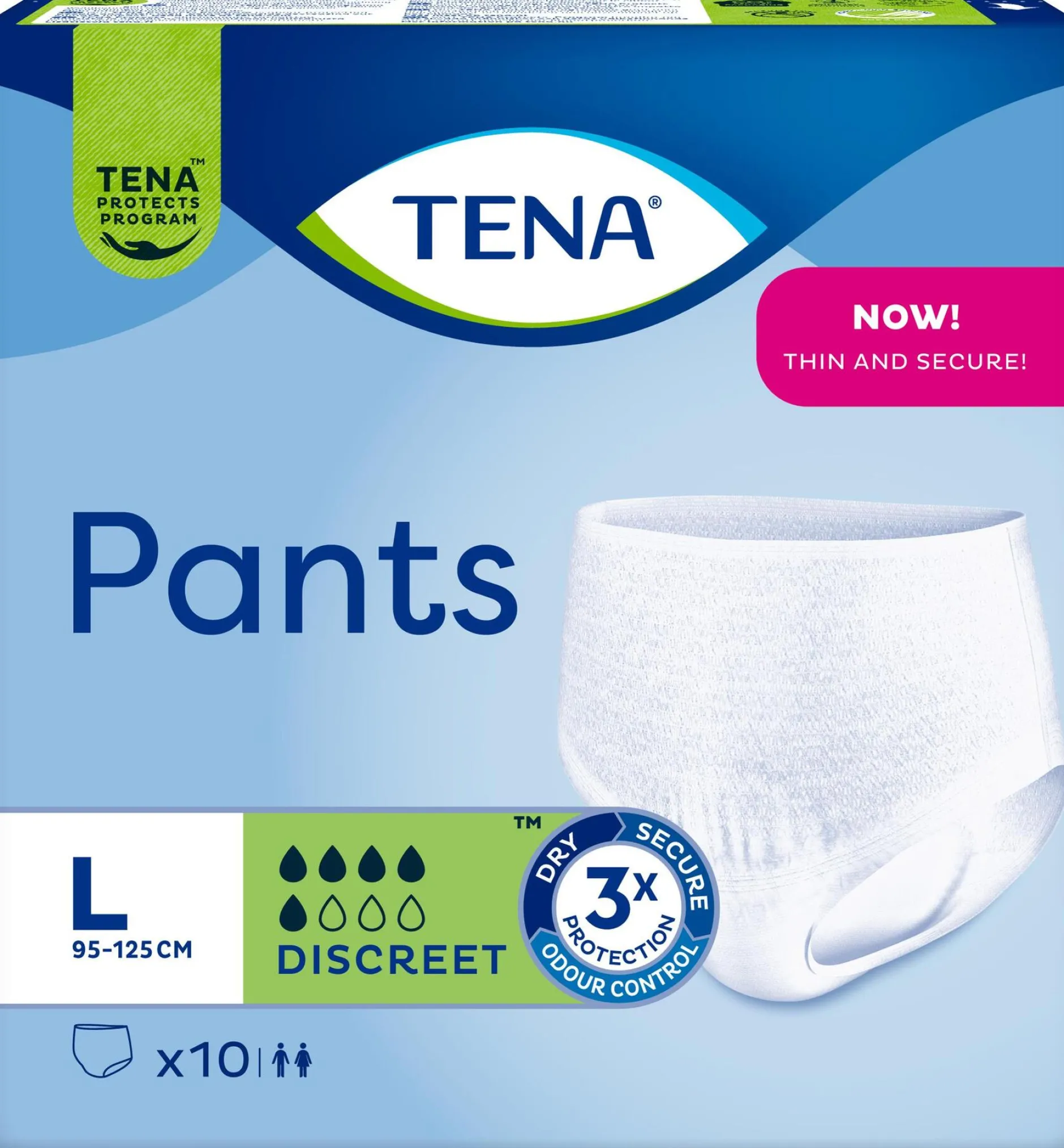 Tena Pants Discreet L