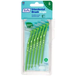 TePe Angle Vinklad Mellanrumsborste 0,8mm Grön 6-pack