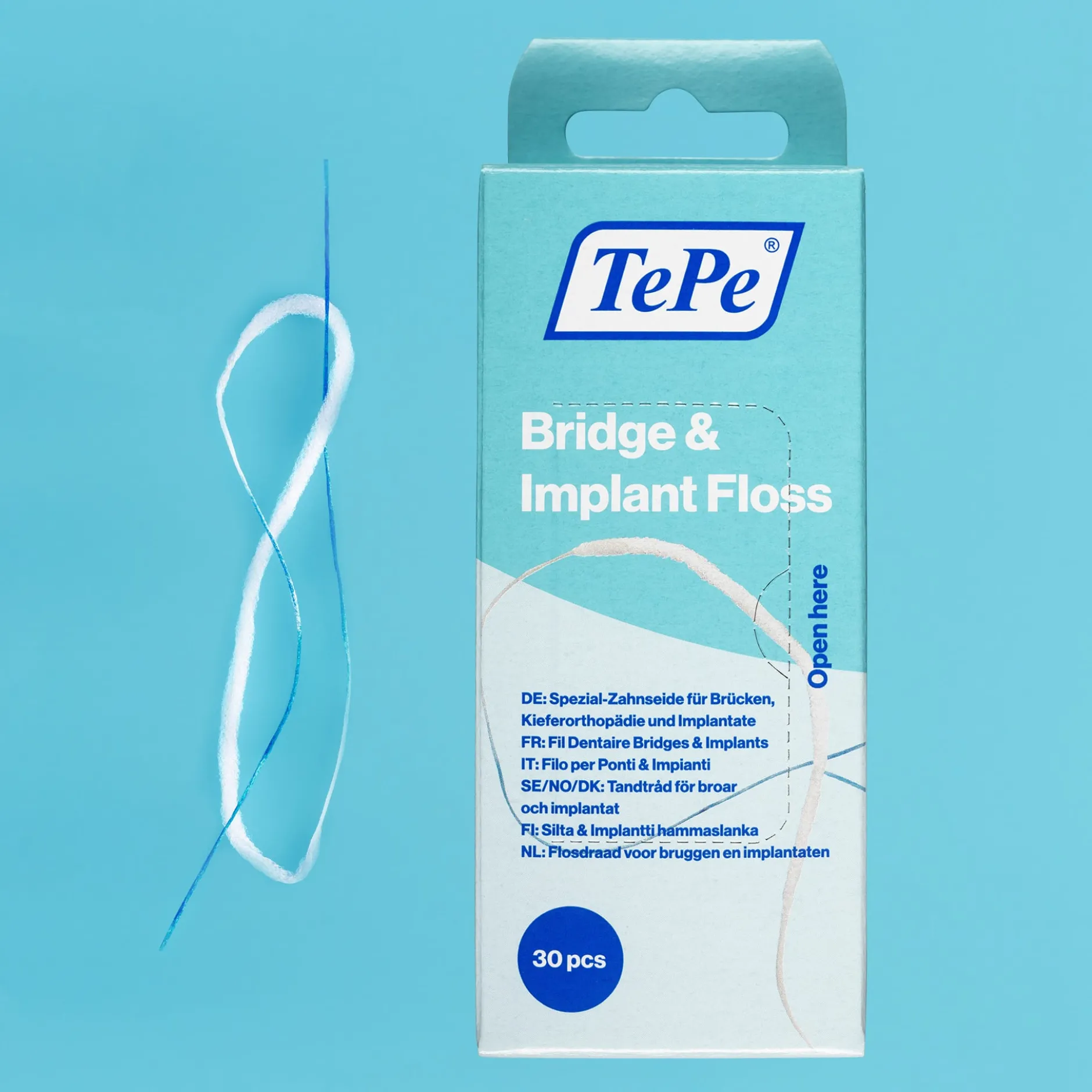 TePe Bridge & Implant Floss 30 st