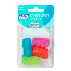 TePe Brush Head Cap Tandborstskydd 4-pack