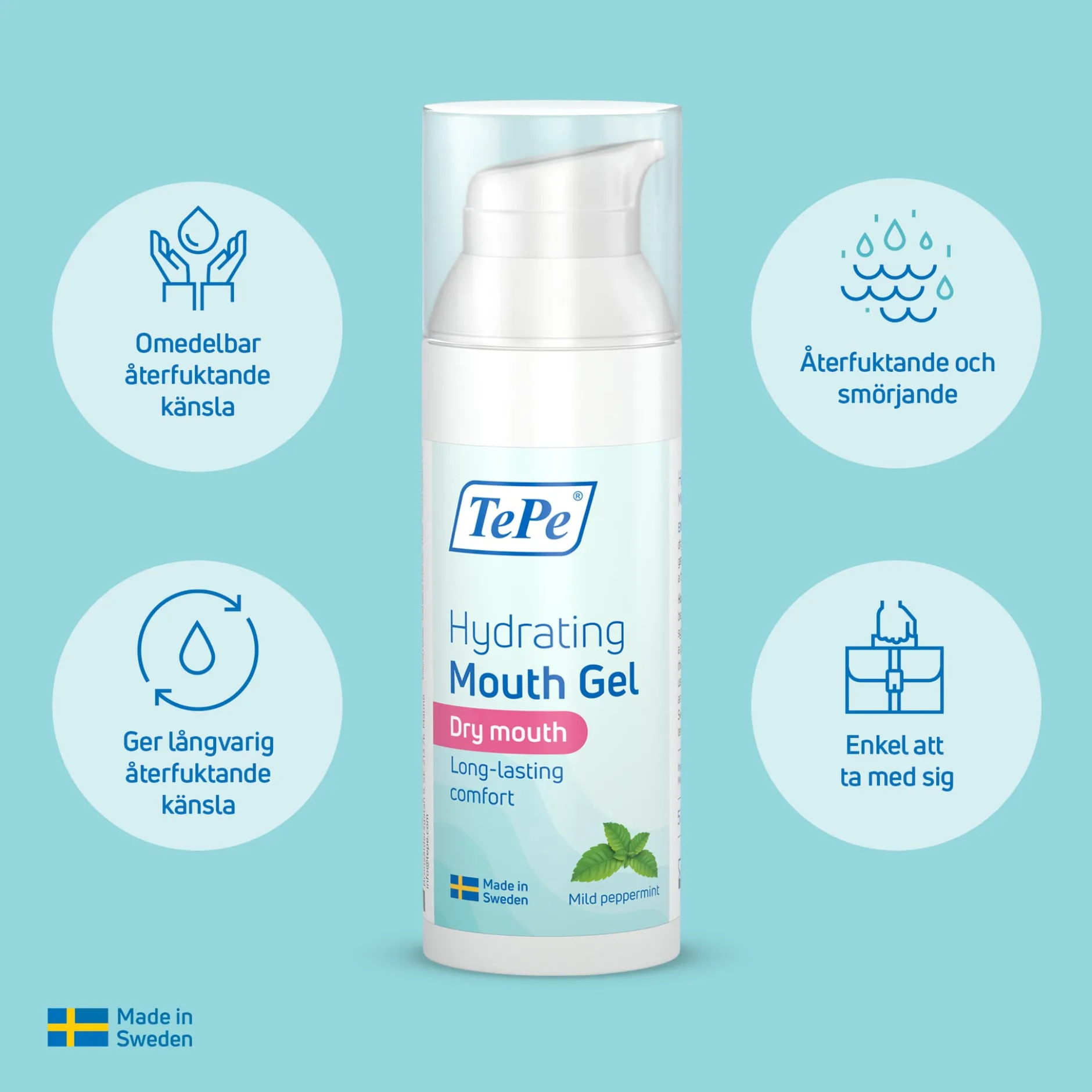 Tepe Hydrating Mouth Gel Mild Peppermint 50 ml