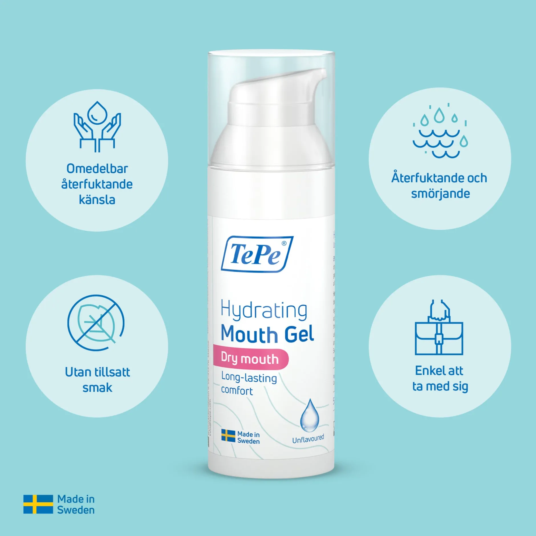 Tepe Hydrating Mouth Gel Unflavoured 50 ml
