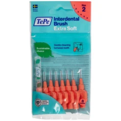 TePe Mellanrumsborste Extra Soft 0,5mm Röd 8-pack