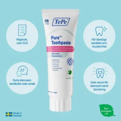 Tepe Pure Toothpaste Utan Smak 75 ml