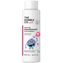 The Humble Co. Kids Natural Munskölj Strawberry 500 ml