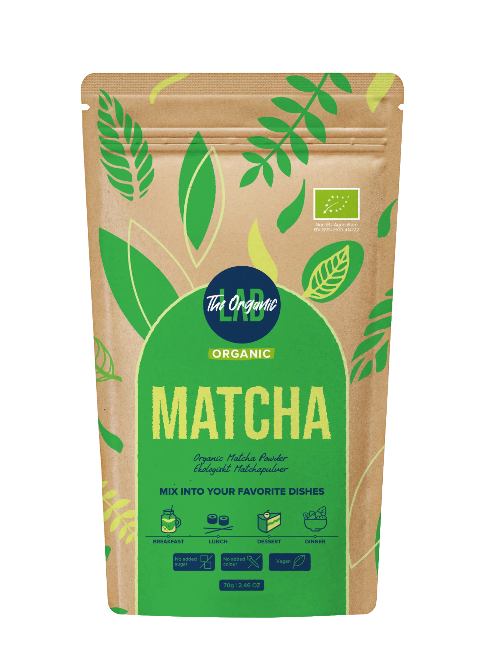 The Organic Labs Organic Matcha pulver 70g