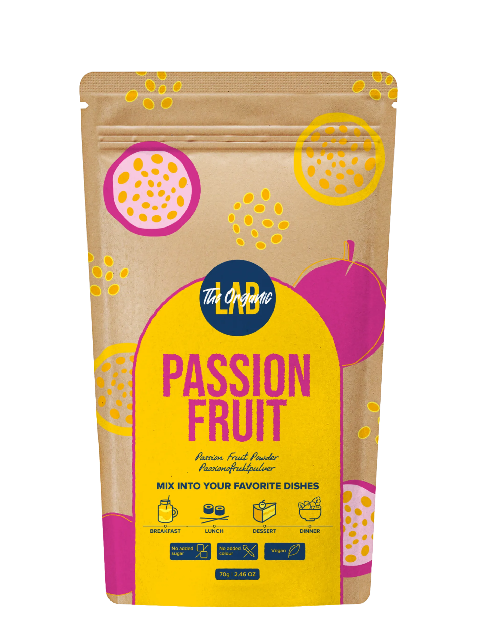 The Organic Labs Passionsfruktspulver 70 g