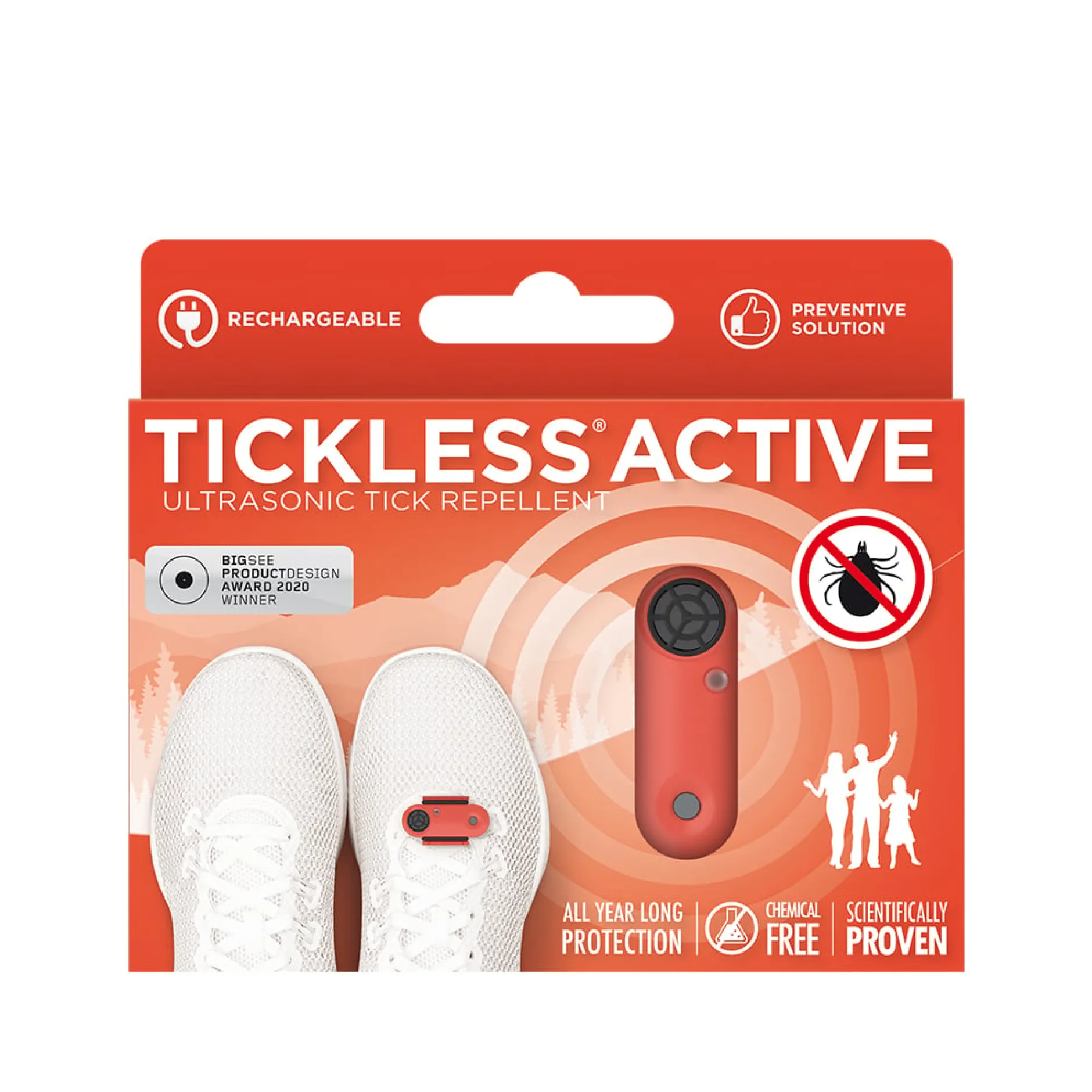 TICKLESS Active Fästingskydd Korall 1 st