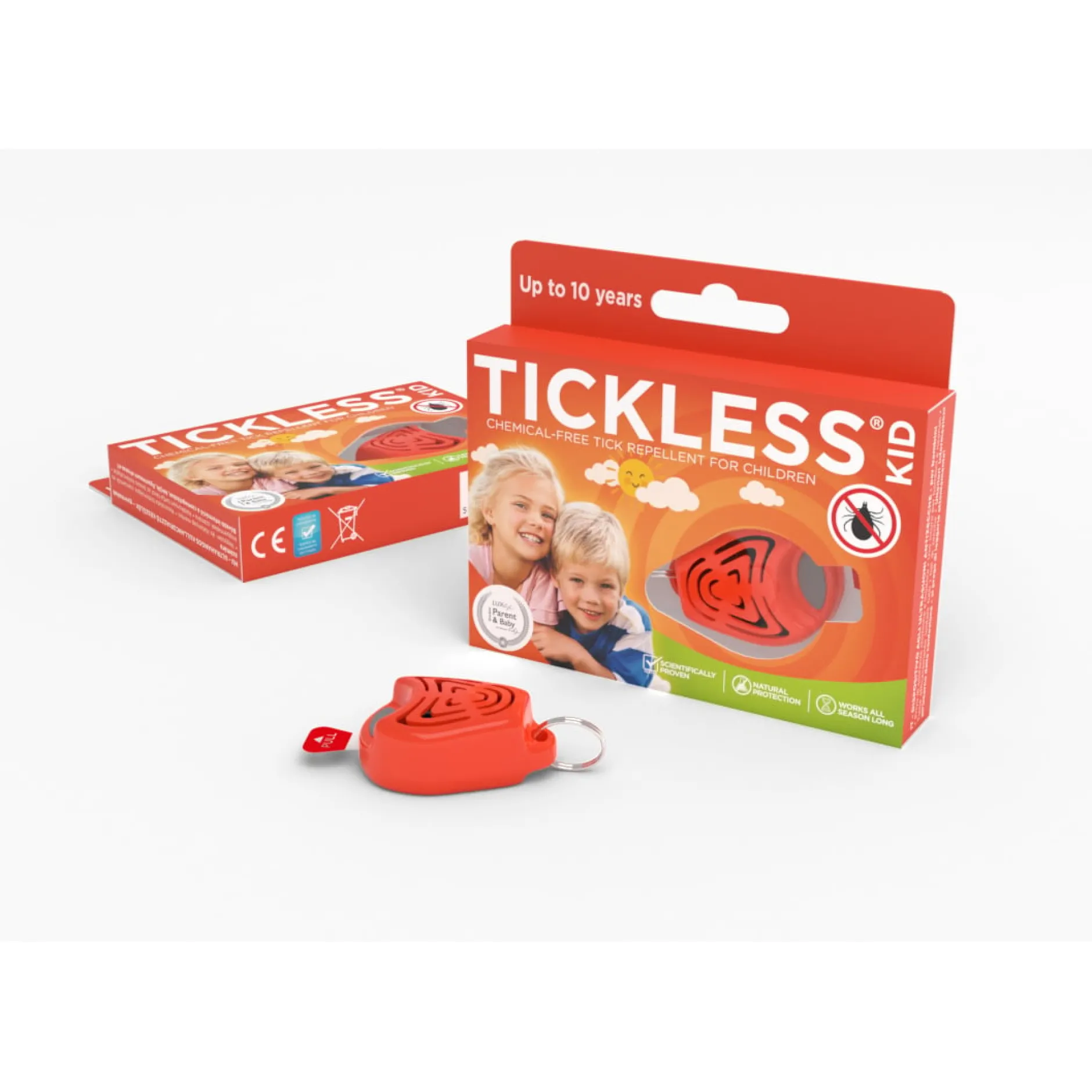 TICKLESS Kid Fästingskydd Orange 1 st