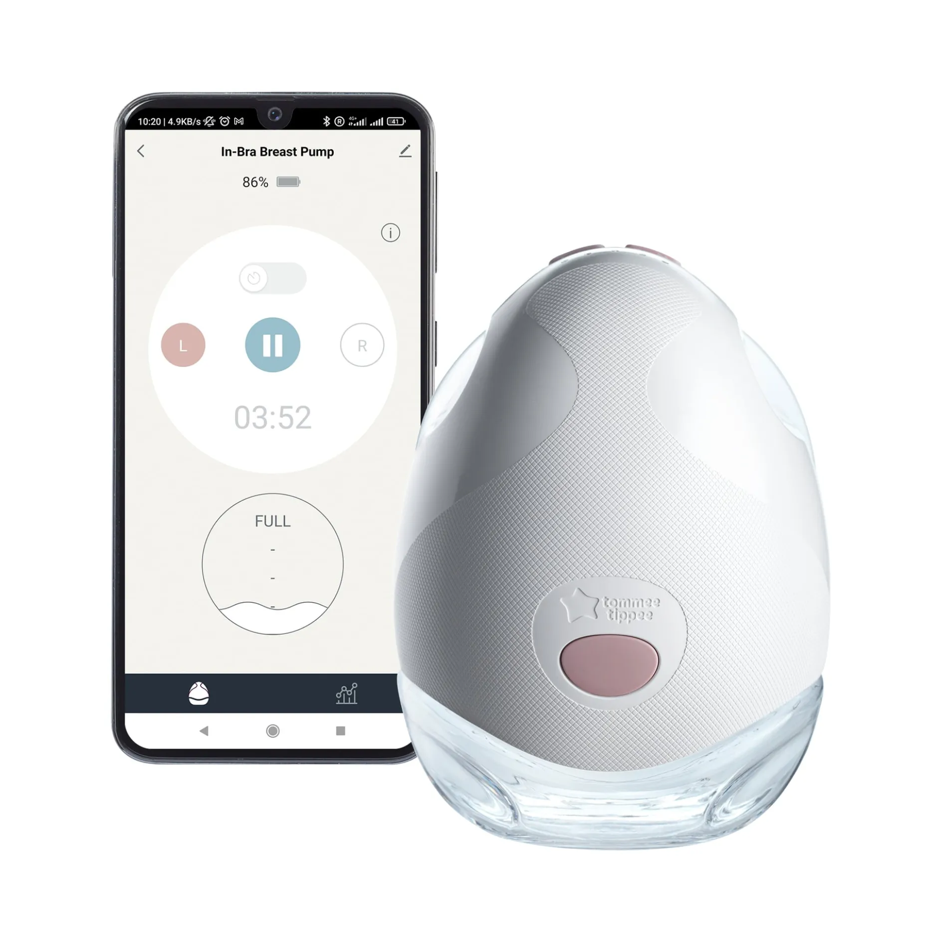 Tommee Tippee Bärbar Elektrisk Bröstpump Enkel