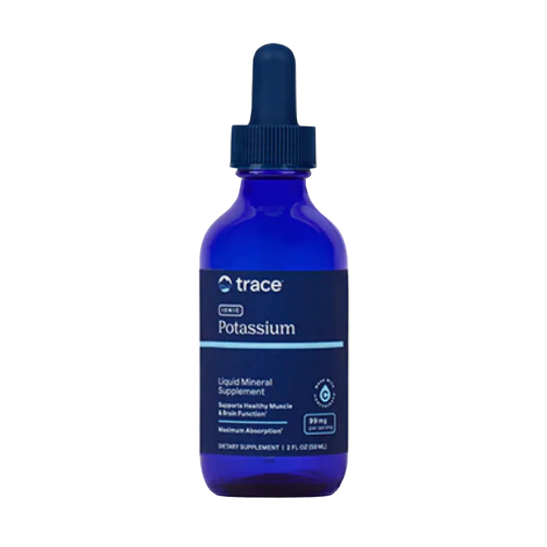 Trace Minerals Liquid Ionic Potassium 99 mg 59 ml