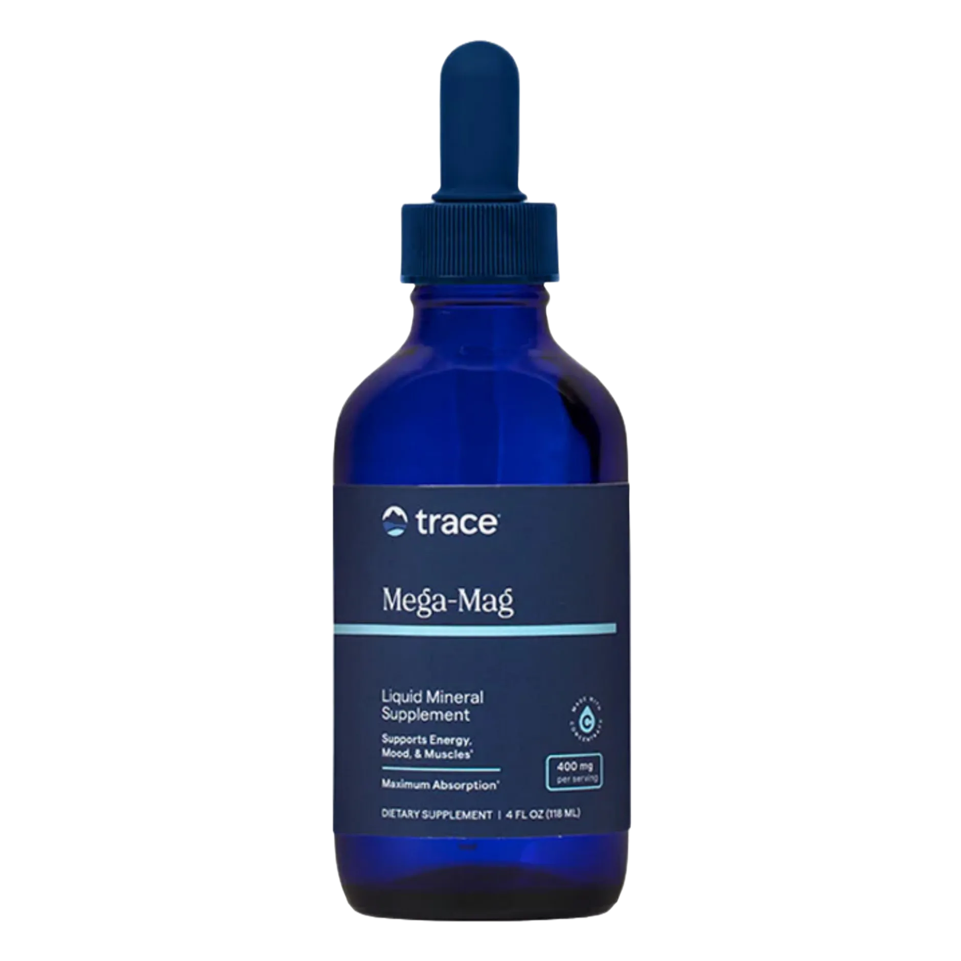 Trace Minerals Liquid Mega-Mag 400 mg 118 ml