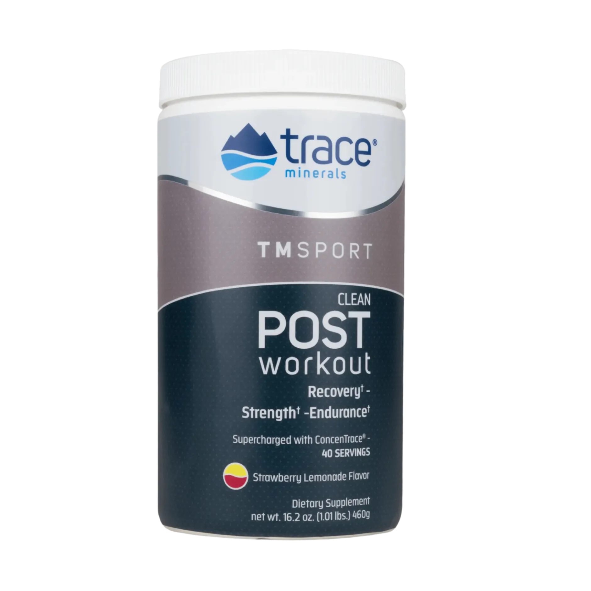 Trace Minerals TM Sport Clean Post Workout Strawberry Lemonade 460 g