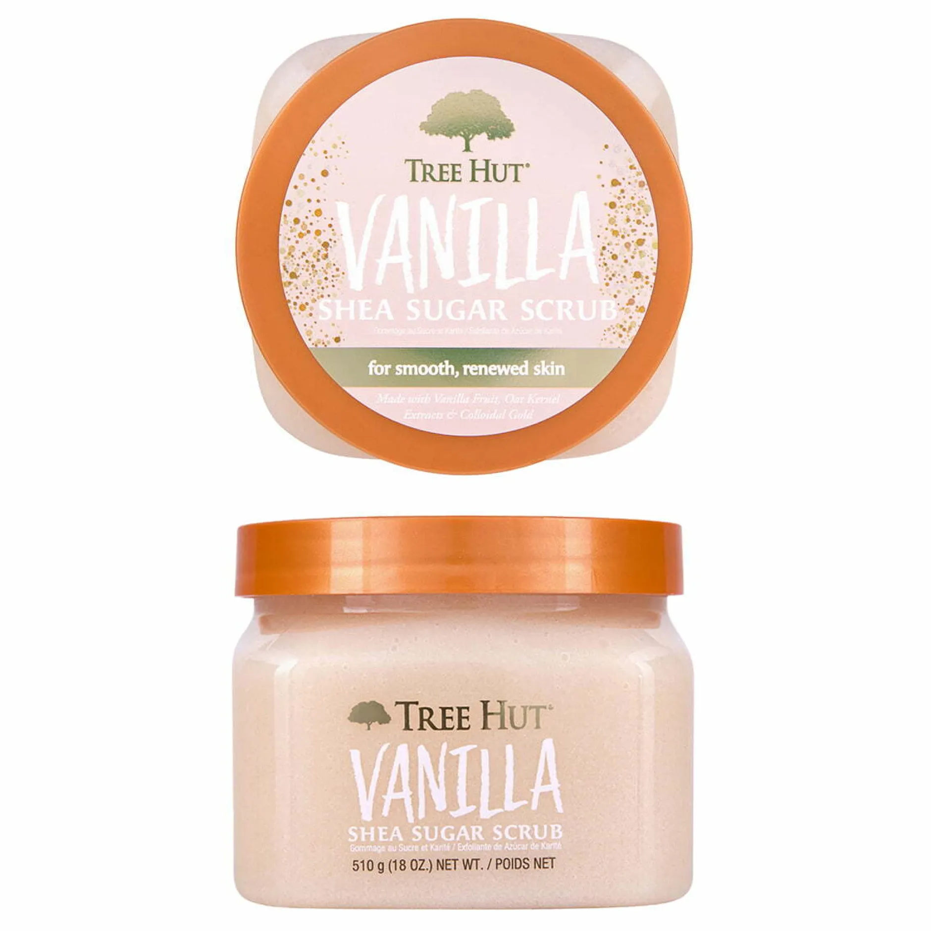 TREE HUT Shea Sugar Scrub Vanilla 510g