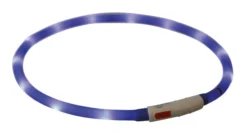 TRIXIE Flash Light Ring USB XS-XL Blå 1 st