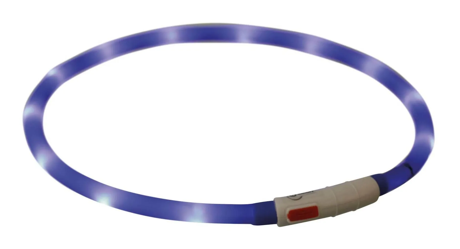 TRIXIE Flash Light Ring USB XS-XL Blå 1 st