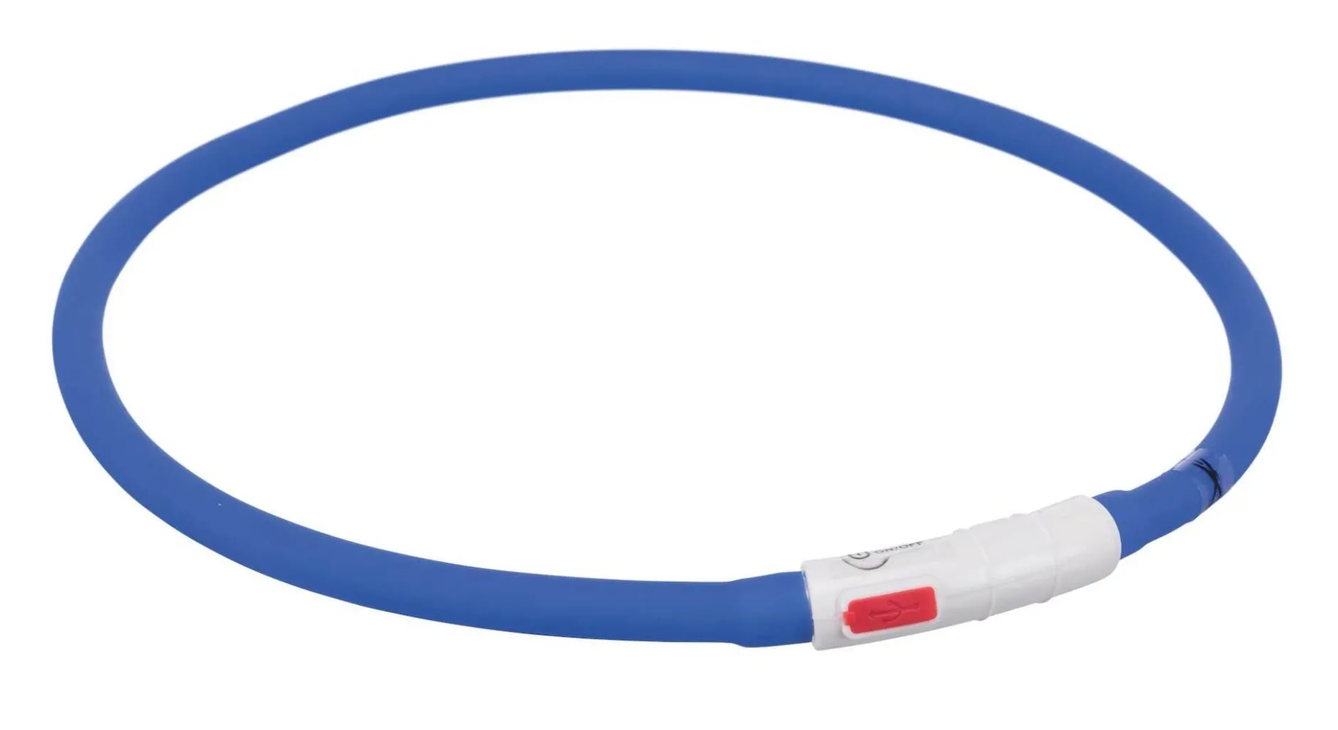 TRIXIE Flash Light Ring USB XS-XL Blå 1 st