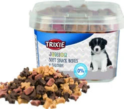 TRIXIE Junior Soft Snack Bones Kalcium 140 g