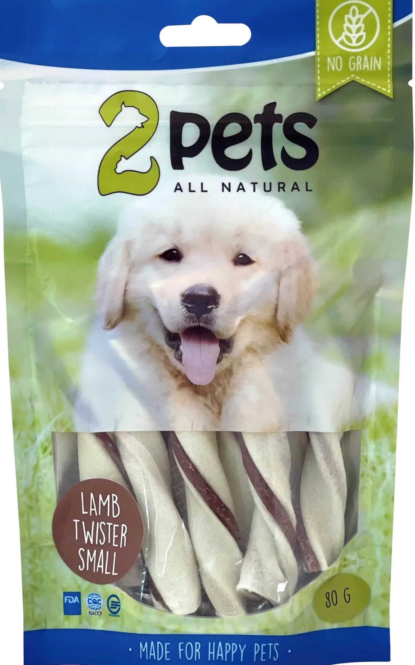 TRIXIE 2pets Tuggtwister Lamm Small 80 g