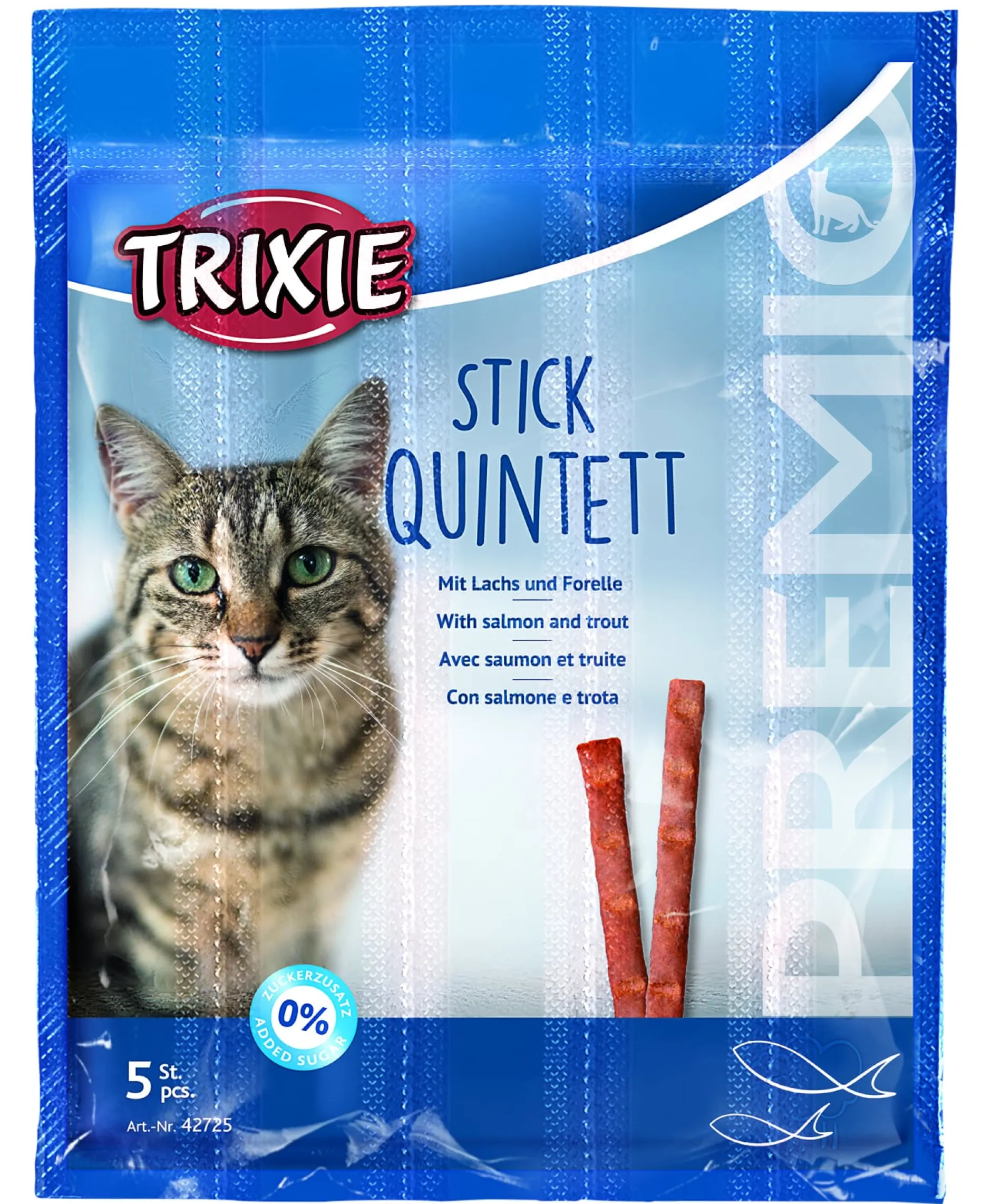 Trixie PREMIO Stick Quintett Lax & Öring 5-pack