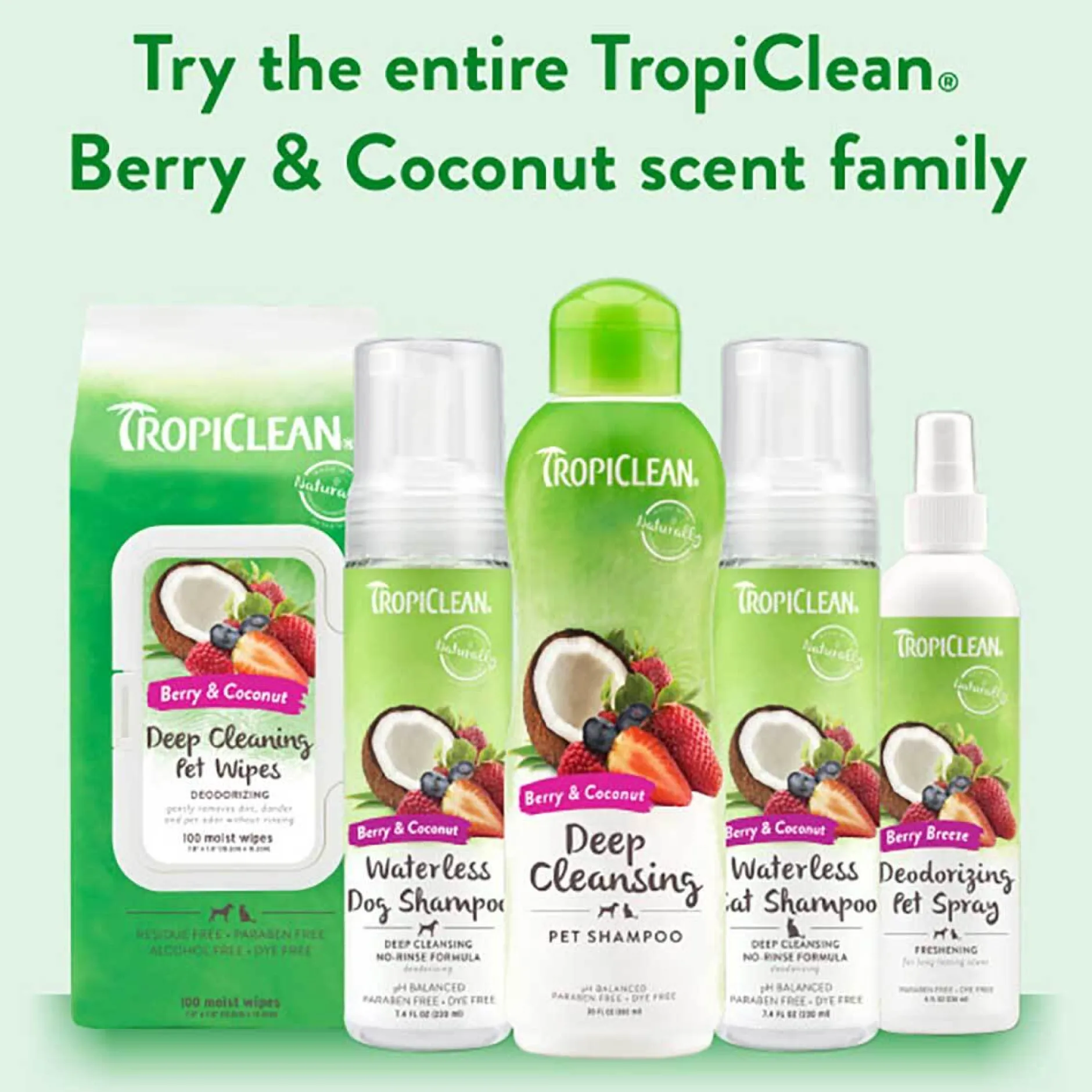 TropiClean Deep Cleaning Wipes 100 st