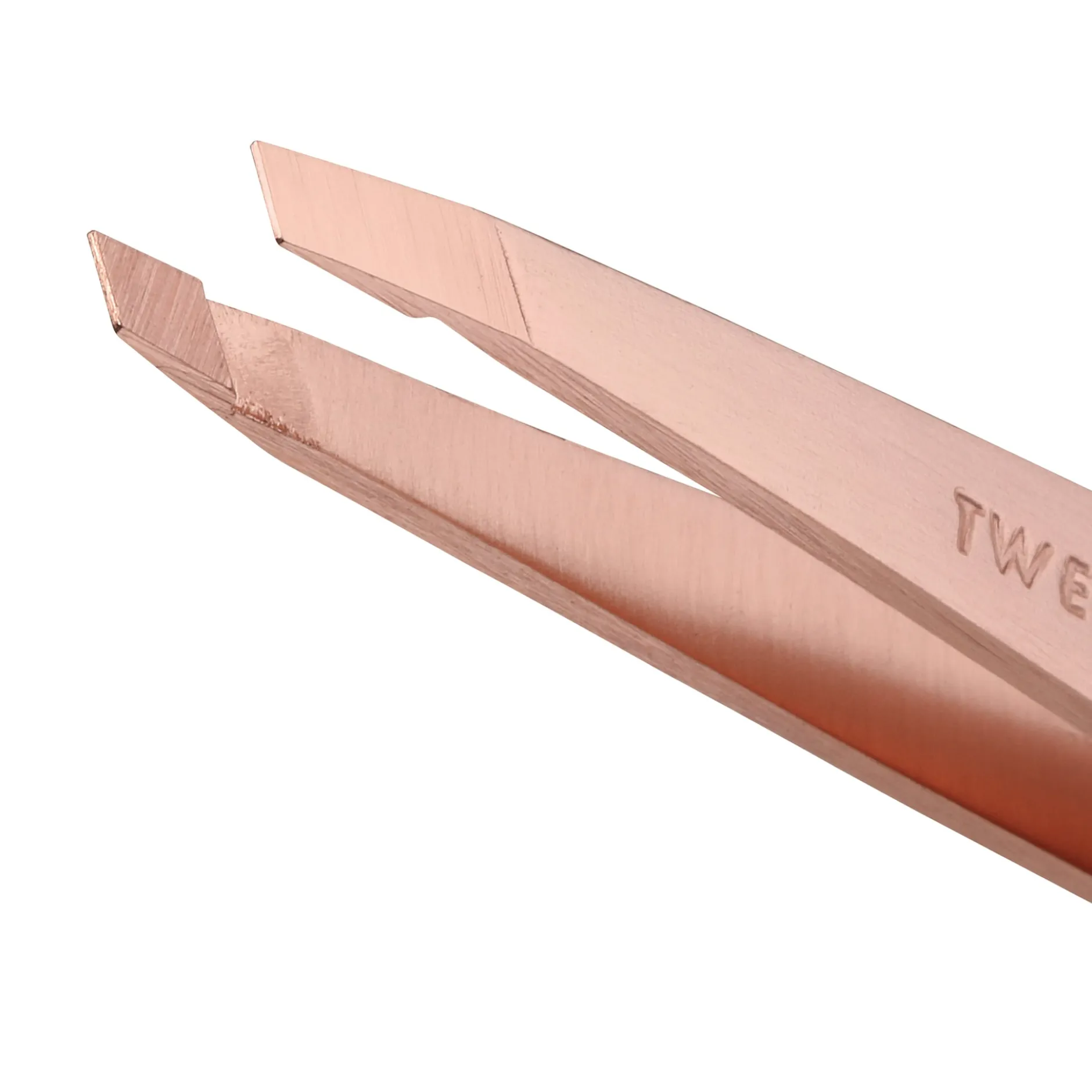 TWEEZERMAN Slant Tweezer Rose Gold 1st