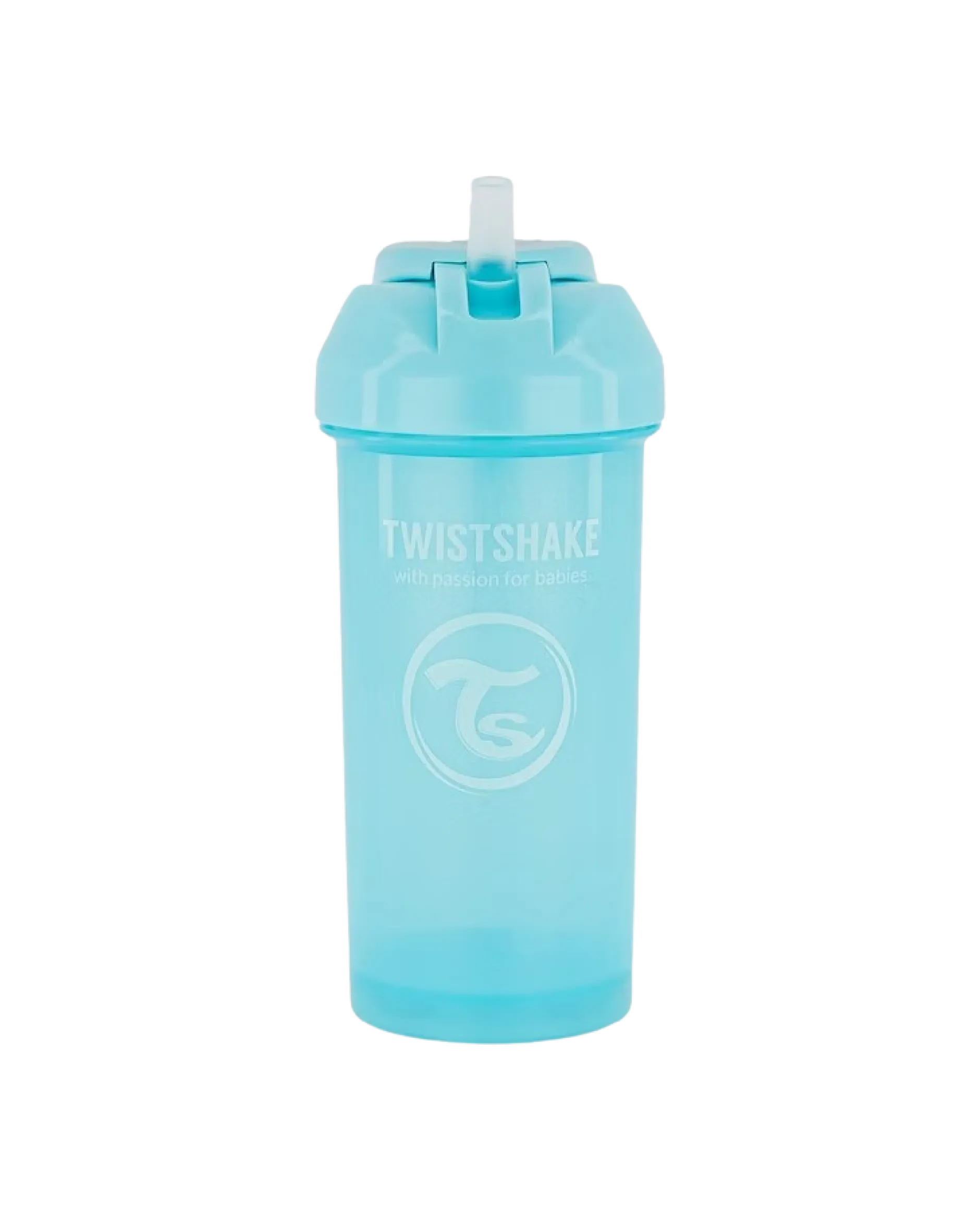 Twistshake Straw Cup Pastellblå 360 ml