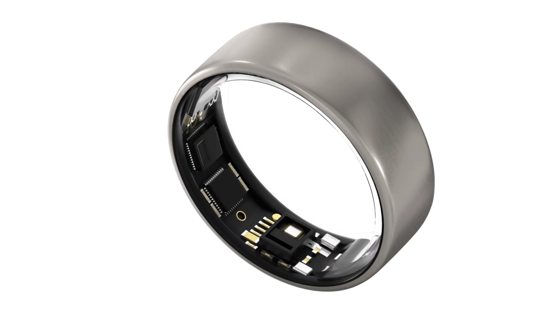 Ultrahuman Ring Air - Raw Titanium - Size 9