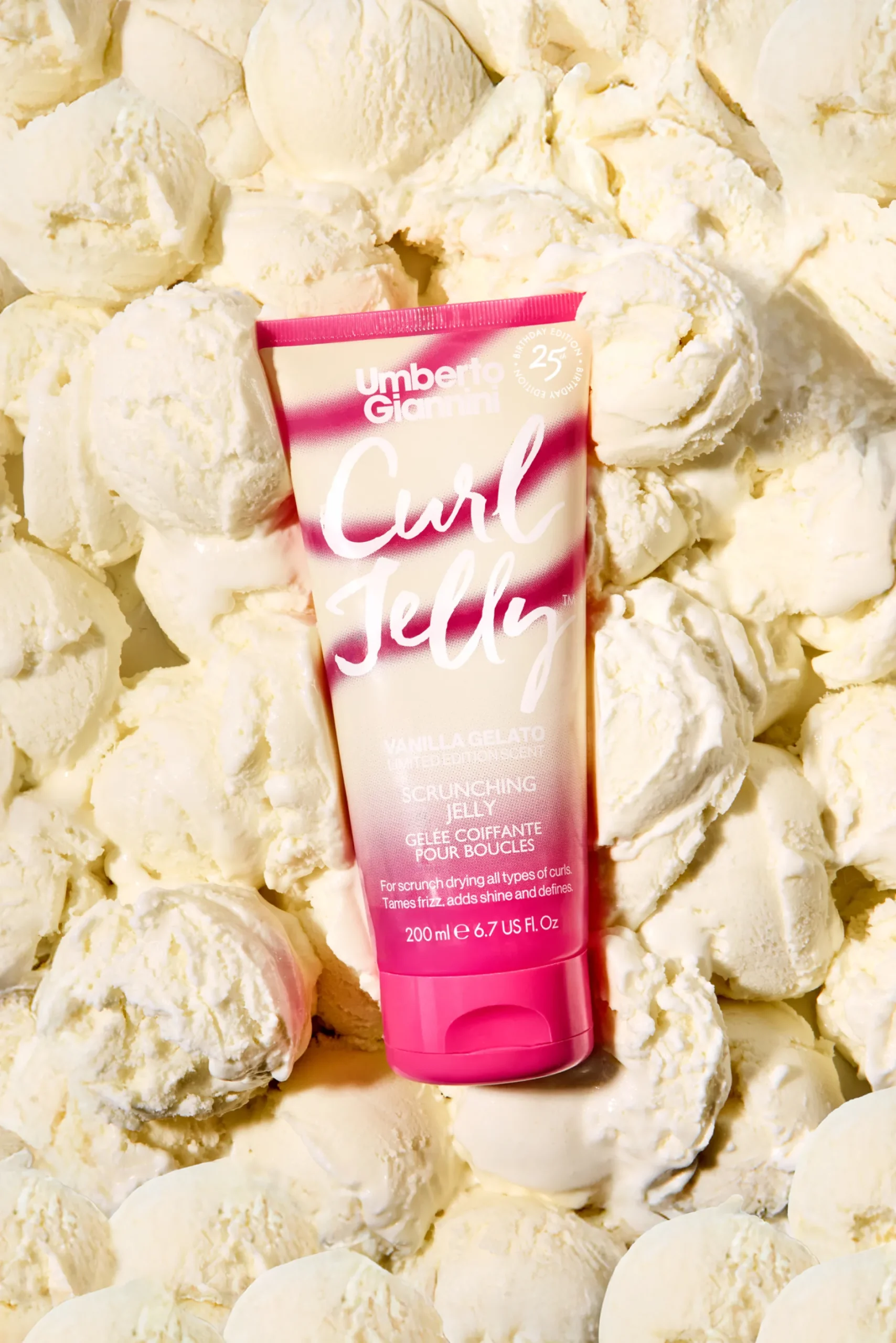 Umberto Giannini Curl Jelly Scrunching Jelly Vanilla Gelato 200 ml