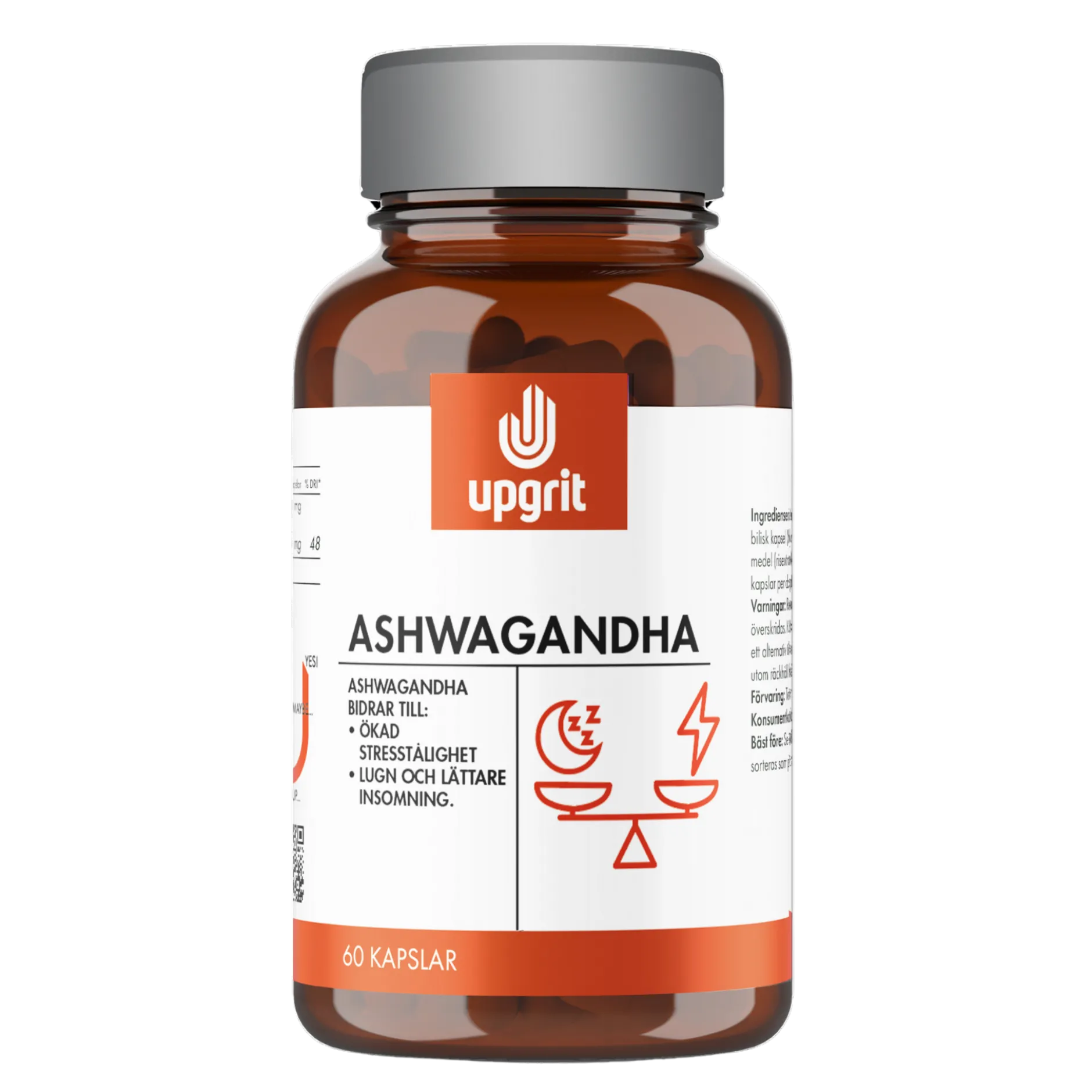 Upgrit Ashwaganda 60 kapslar