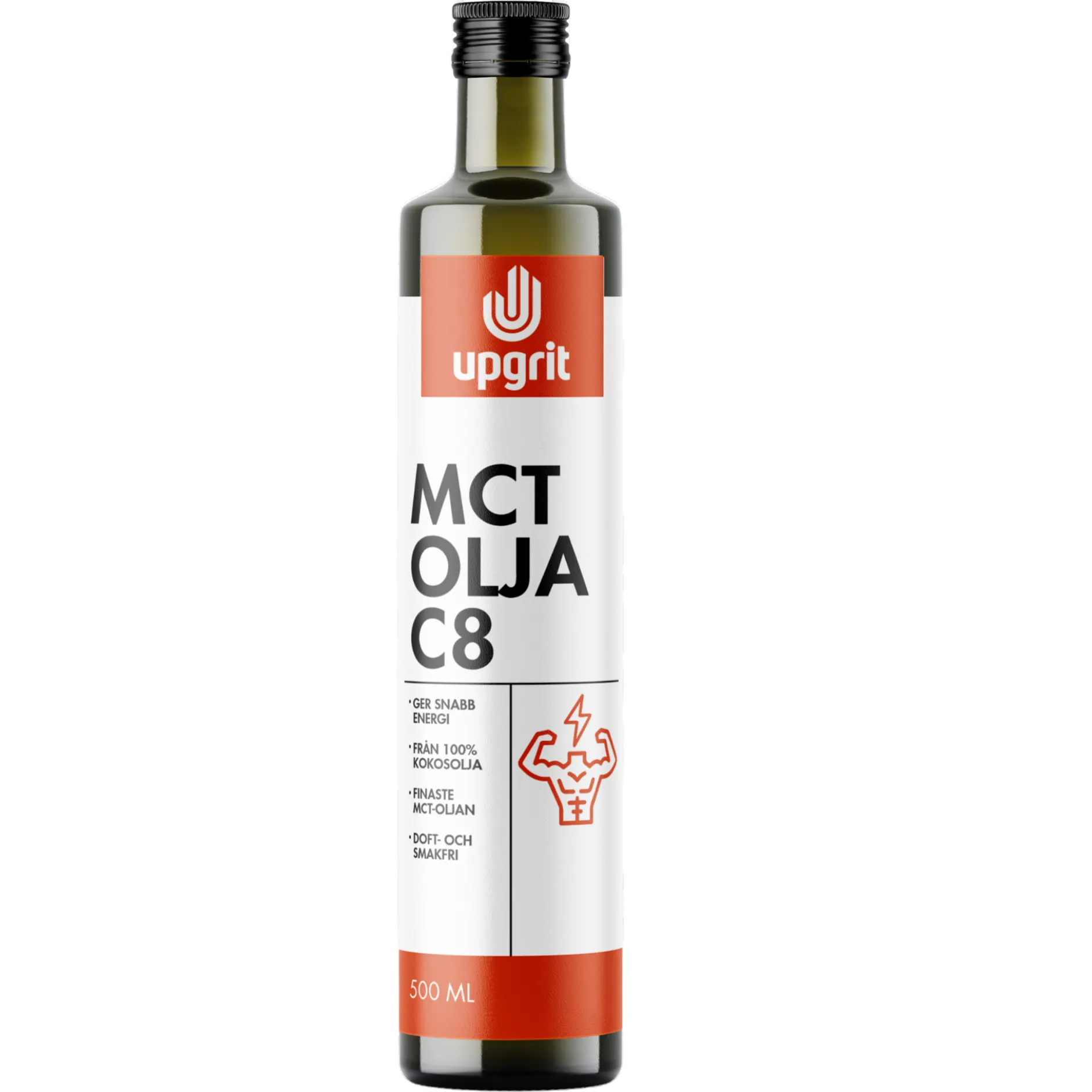 Upgrit C8 MCT-olja 500 ml