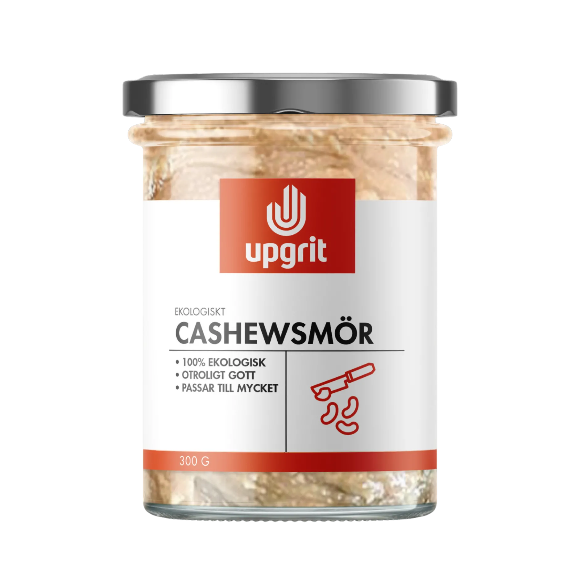 Upgrit Ekologiskt Cashewsmör 300 g