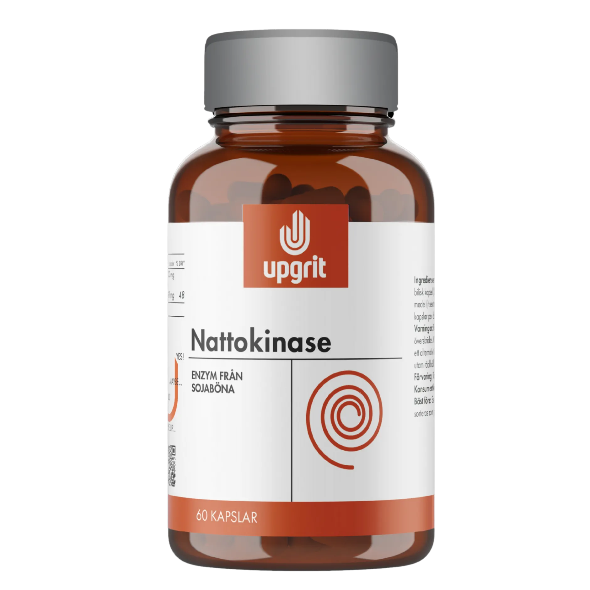Upgrit Nattokinase 60 kapslar