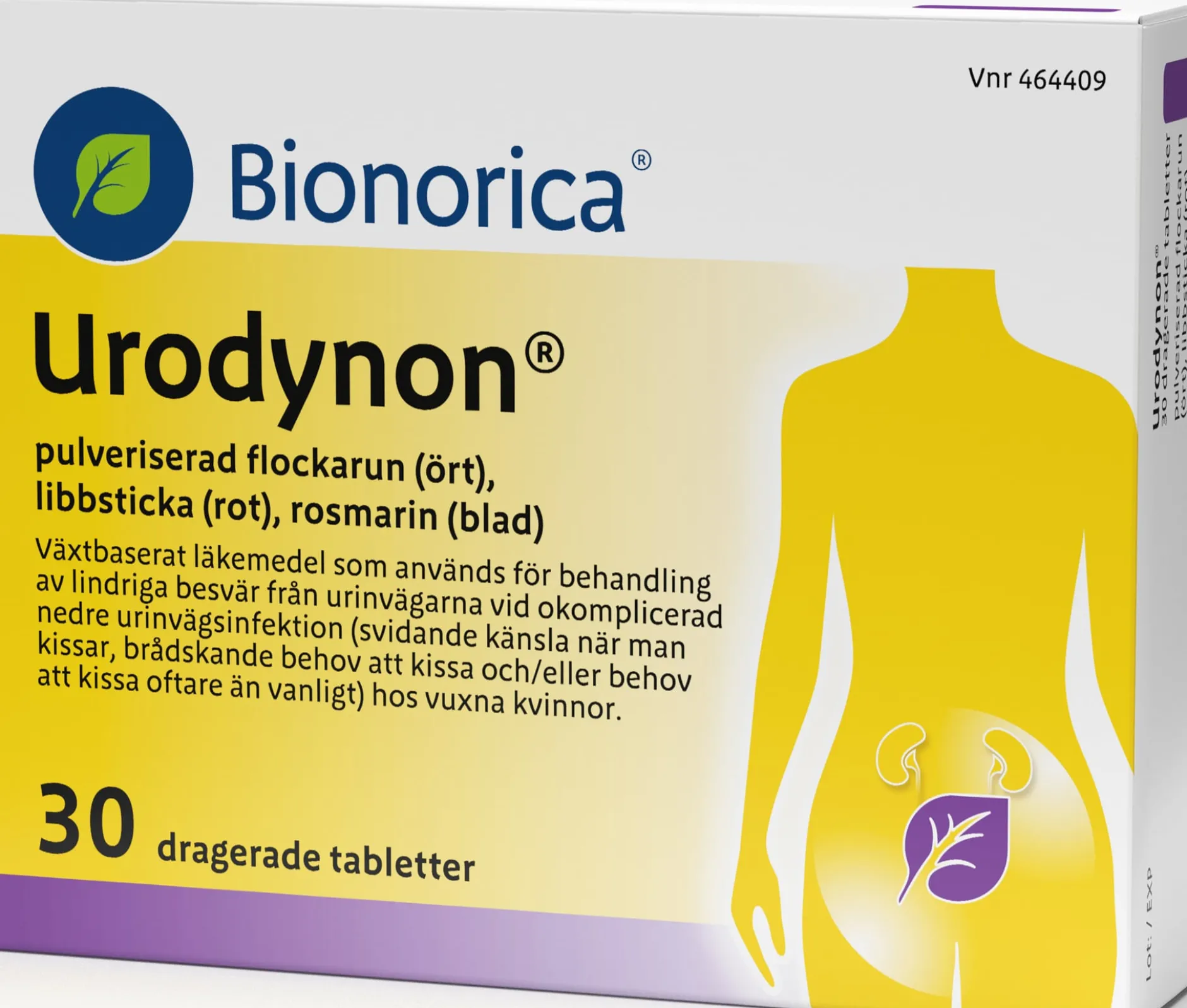 Urodynon 30 dragerade tabletter