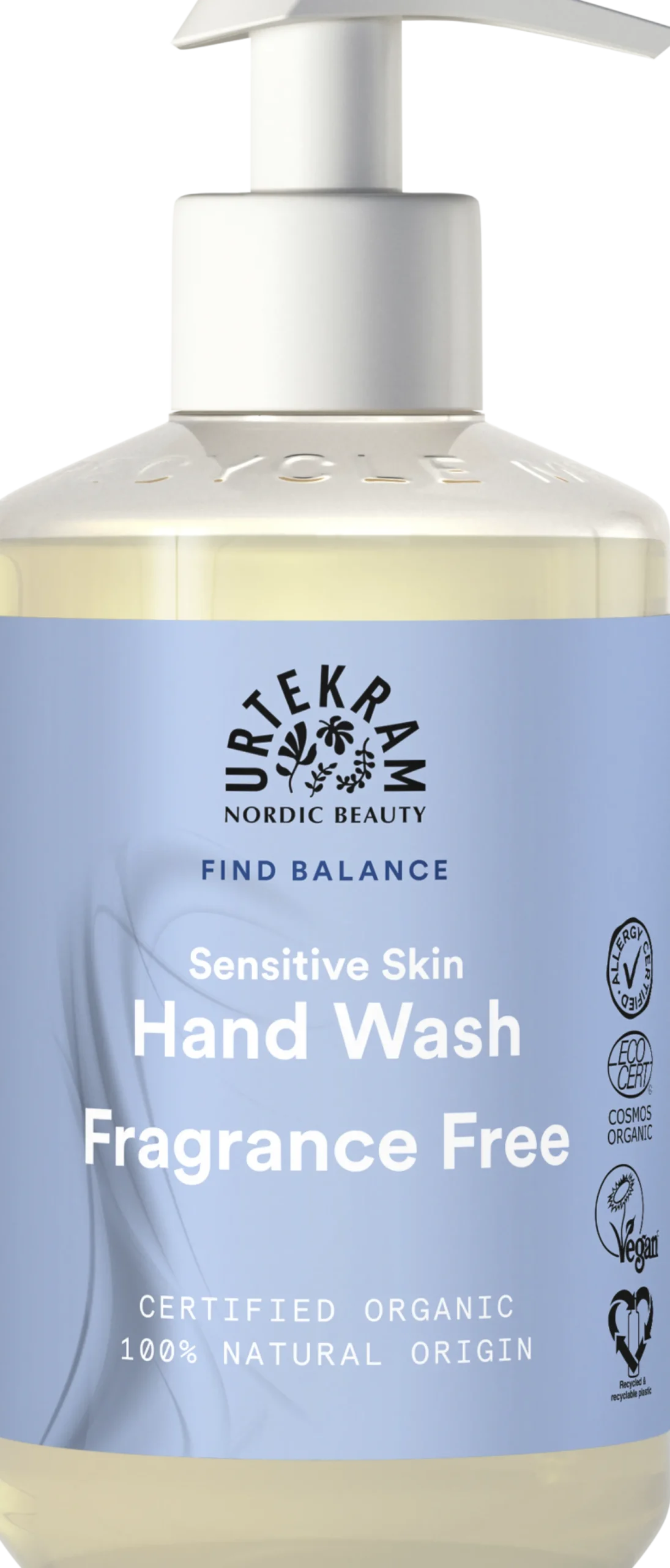 Urtekram Beauty Fragrance Free Hand Wash 300 ml