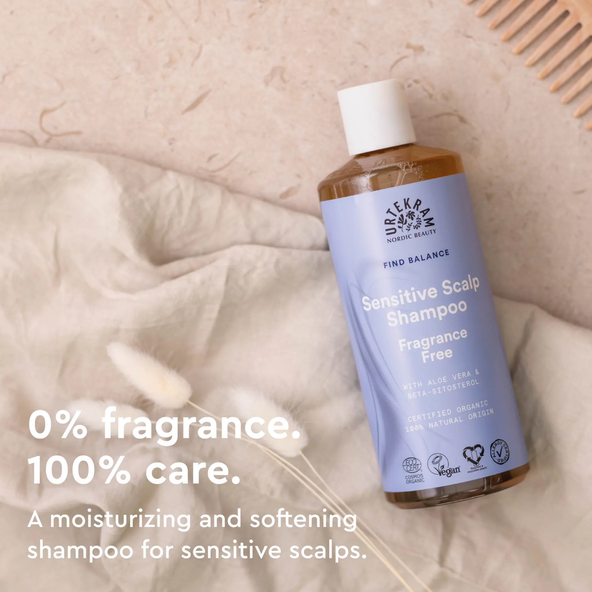 Urtekram Beauty Fragrance Free Schampo 500 ml