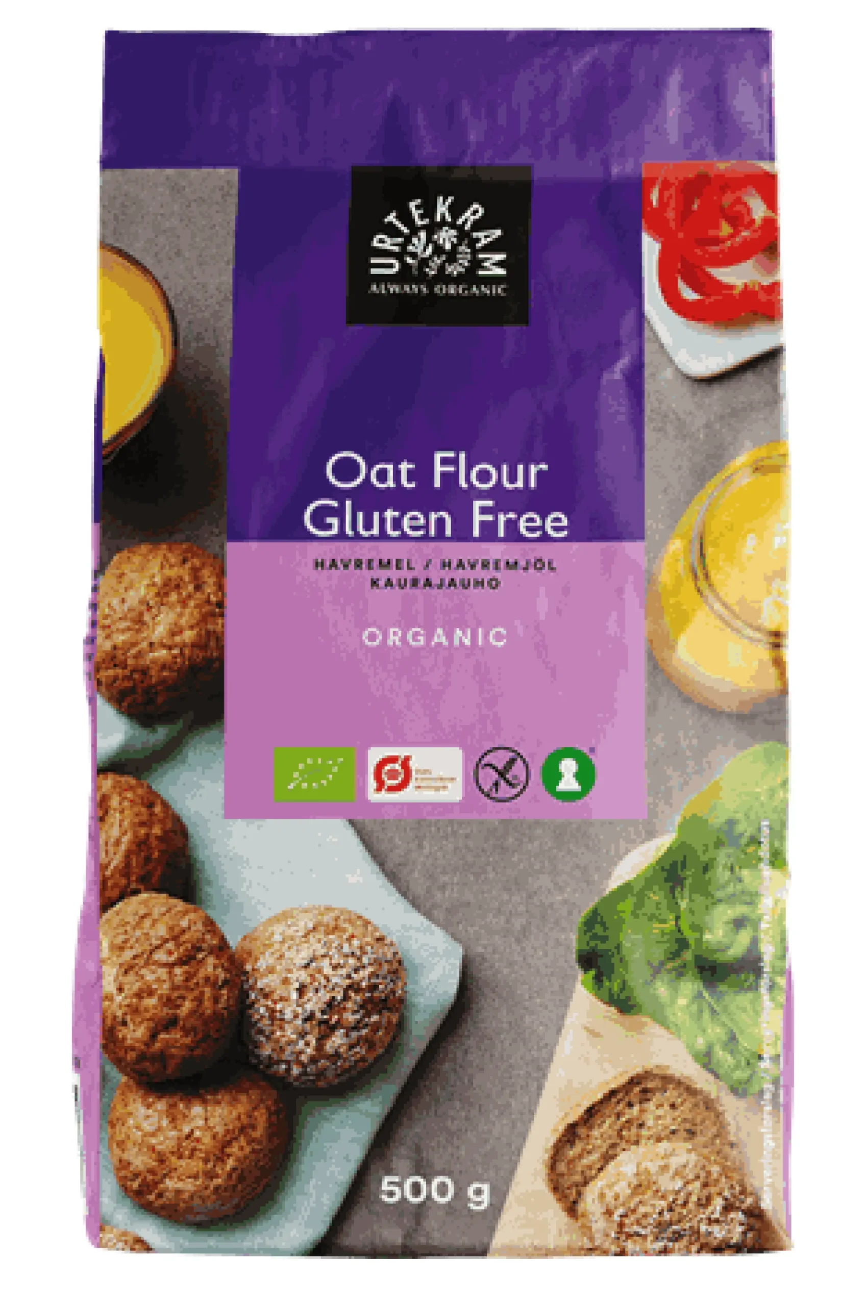 Urtekram Food Glutenfritt Havremjöl 500 g