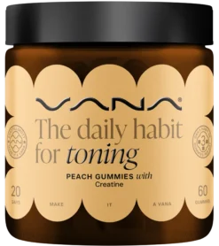 VANA Toning - Creatine Peach 60 gummies