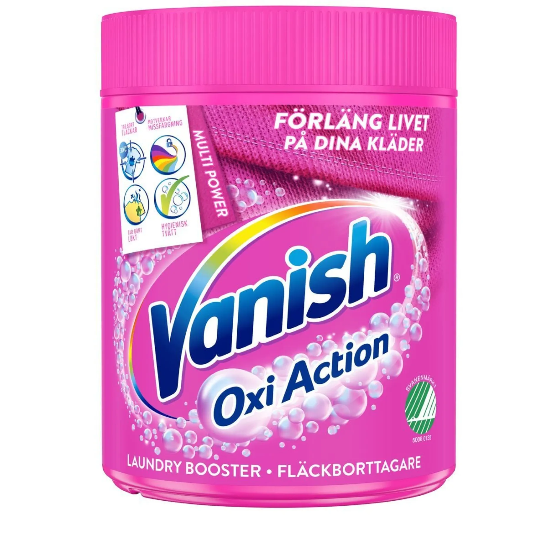 Vanish Oxi Action Pink Multi Power Fläckborttagare 470g