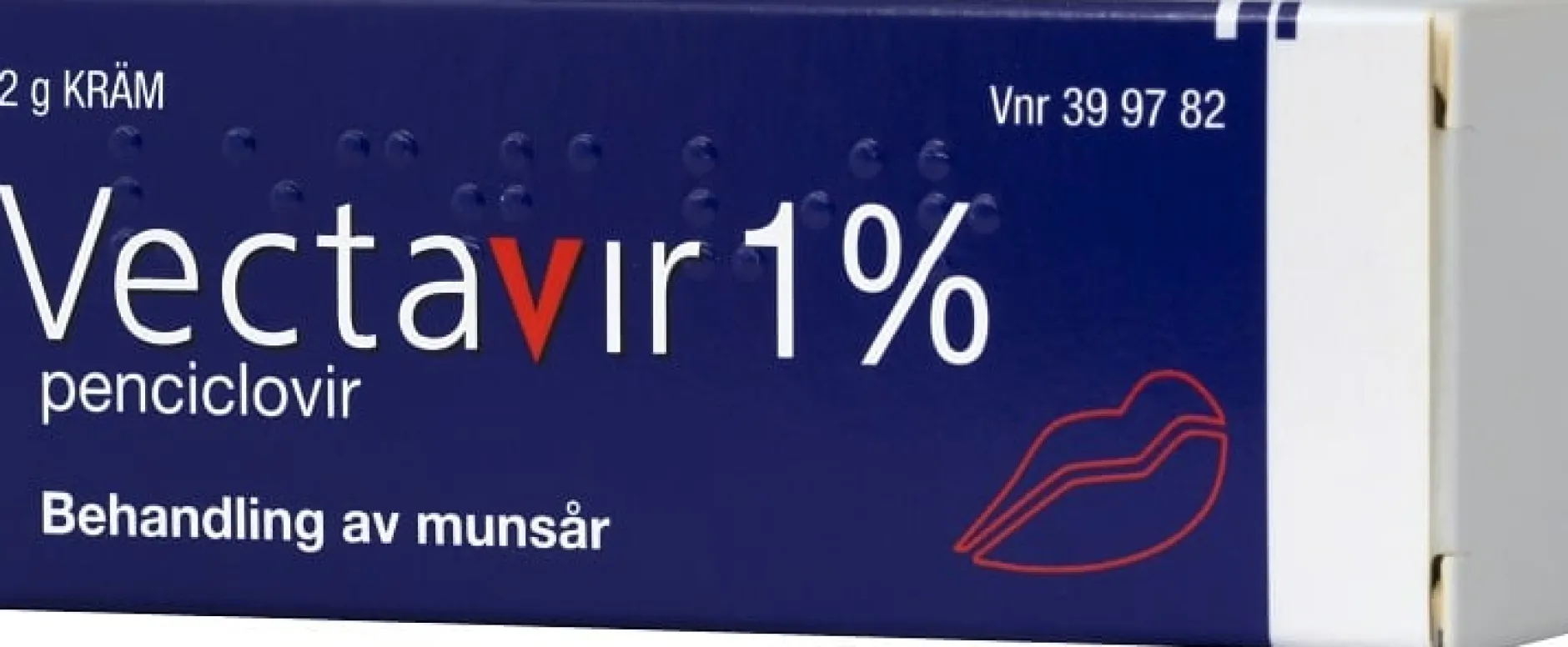 Vectavir 1% Munsårskräm 2g