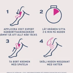 Veet Expert Hårborttagningskräm ben & kropp 200 ml