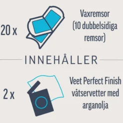 Veet Expert Vaxremsor Torr hud för ben & kropp 20 st
