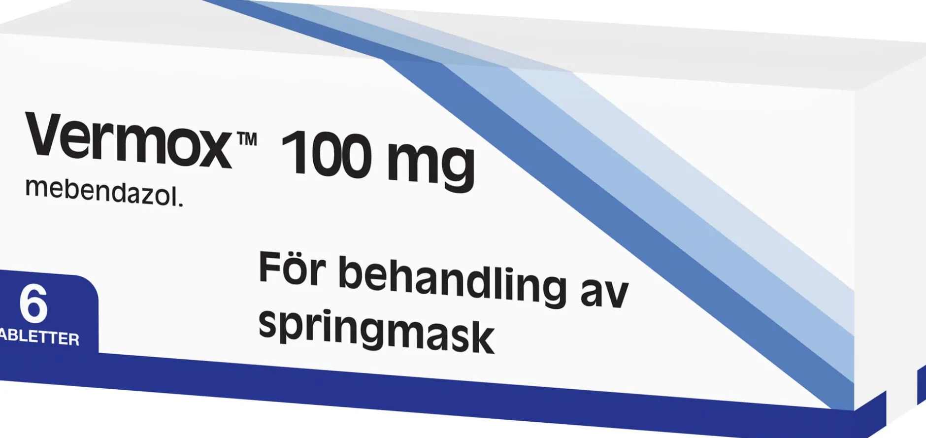Vermox Behandling av Springmask 100 mg 6 tabletter