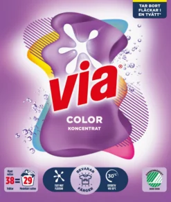 Via Color Tvättmedel 1520 g 38 tvättar