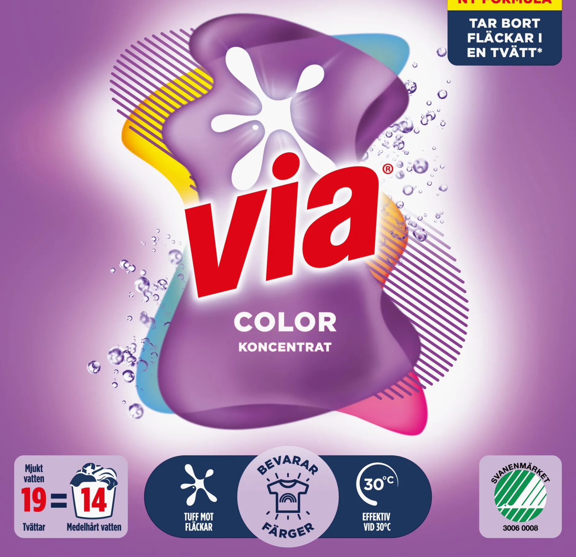 Via Color Tvättmedel 760 g 19 tvättar